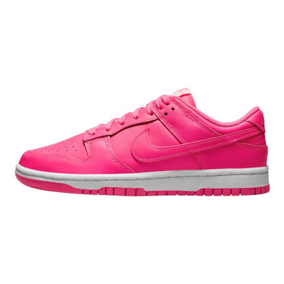 Picture of Nike Women's Dunk Low Se WMNS Easter, White / Green Glow Sunset Pulse, Hyper Pink/White/Hyper Pink, 6.5 - Size: 6.5