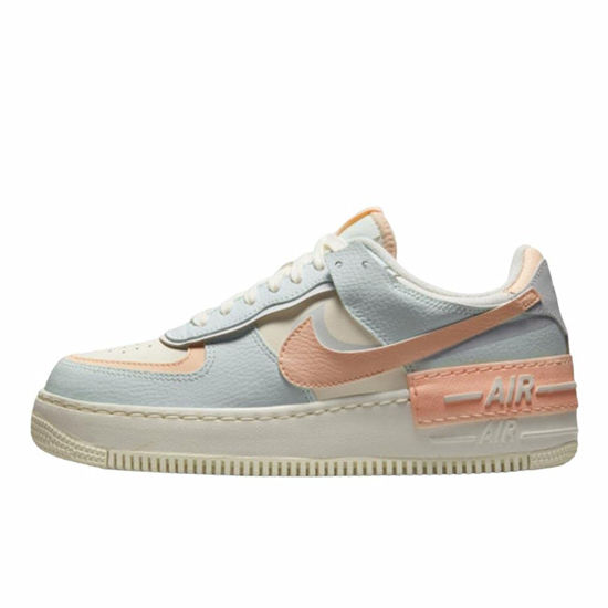 Picture of Nike Womens W AF1 Shadow CU8591 104 Barely Green/Crimson Tint - Size 6.5W - Size: 6.5