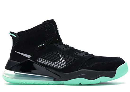 Picture of Nike Jordan Mars 270 Mens Sneakers CD7070-003, Black/Reflect Silver-Green Glow, Size US 10 - Size: 10