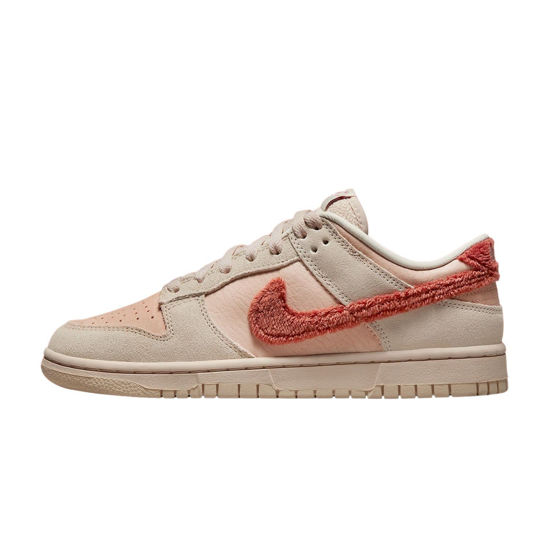 Picture of Nike Womens WMNS Dunk Low DZ4706 200 Terry Swoosh - Size 7.5W - Size: 7.5