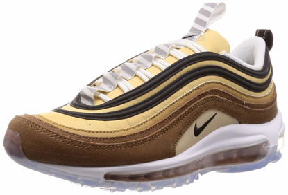 Picture of Nike Men's Air Max 97 Fashion Sneakers, Ale Brown, Black-elemental Gold, (11) - Size: 11