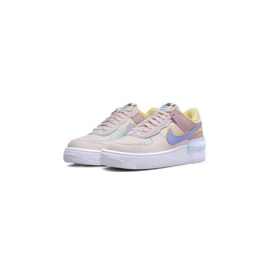 Picture of Nike Womens Air Force 1 Shadow CI0919 600 (Light Soft Pink/Pink Oxford/Lemon Wash/Light Thistle, us_Footwear_Size_System, Adult, Men, Numeric, Medium, Numeric_9_Point_5) - Size: 9.5