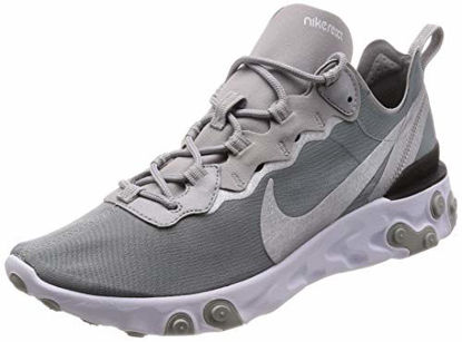 Picture of Nike Men's React Element 55 Silver BQ6166-007 (Size: 8) - Size: 8