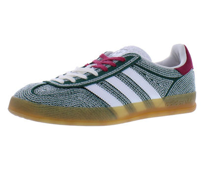 Picture of adidas Gazelle Indoor Mens Shoes Size 11.5, Color: Collegiate Green/Cloud White/Gum-Green - Size: 11.5