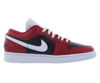 Picture of Nike Women's Air Jordan 1 Low UNC Basketball Shoe, Black Red White, 6 - Size: 6