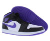 Picture of Nike Women's WMNS Air Jordan 1 Mid Trainers, Black Dark Iris White, 11.5 Men - Size: 11.5