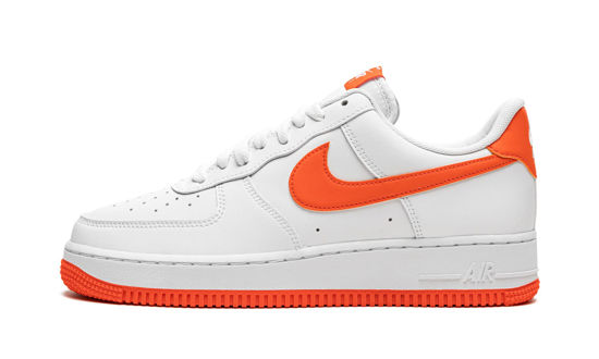 Picture of Nike Mens Air Force 1 '07 DC2911 101 Team Orange - Size 8 - Size: 8