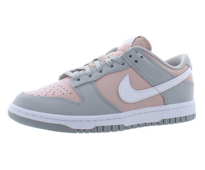 Picture of Nike Womens WMNS Dunk Low DM8329 600 Soft Grey/Pink - Size 8W - Size: 8