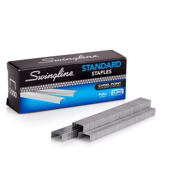 Picture of Swingline Staples, Standard Staplers for Desktop Staplers, 1/4" Length, 210/Strip, 5000/Box - Packaging may vary