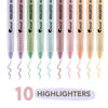 Picture of Zenacolor Bible Highlighters No Bleed - Pack of 10 Soft Wax Gel Highlighters - Pastel Colors - Shool and Bible Study Supplies