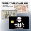 Picture of Ziso Rekatsi Debit Card Stickers Skins Trump for Debit Credit card 3Pcs Key EBT Card Personalizing Bank Card No Bubble,Slim,Waterproof Romovable Card Full Cover with Chip (Trump Sticker)