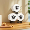 Picture of Sheep Toilet Paper Holder Black Sheep Self Standing Bathroom Set Funny Bathroom Office Decor Perfect Bathroom Accessories Paper Towel Holder for Bathroom Stand Table Counter Floor (3)