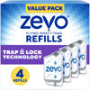 Picture of Zevo Flying Insect Refills for Indoor Light Trap: 4 Light Trap Refill Cartridges Capture Fruit Flies, Gnats and Houseflies (4 Cartridges)