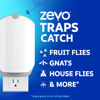 Picture of Zevo Flying Insect Trap for Indoors: Light Trap Captures Fruit Flies, Gnats and Houseflies, Starter Kit (1 Plug-in Base + 1 Cartridge)