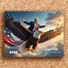 Picture of 2025 Donald Trump Wall Calendar - Iconic Presidential Design, Monthly Calendar Featuring Stunning Images, Perfect for MAGA Supporters, Premium Glossy Finish