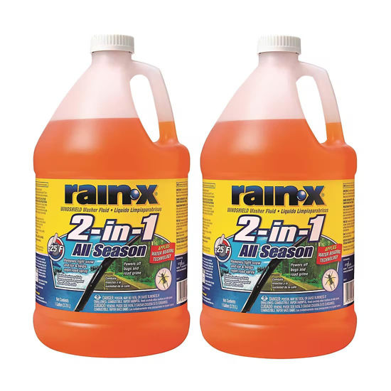 Picture of Rain/x -25F 2-in-1 Windshield Wash, Deicer & Bug Remover, Water-beading technology 2 pk./1 gal.