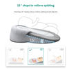 Picture of ZOLLZIRR Newborn Baby Anti Spitting Slope Pillow, Baby Anti Overflow and Choking Milk, Lying in The Nursing Bed, Adjustable Slope Cushion for The Bed Pillow，Bottle Feeding, 60x40cm Detachable Pillow