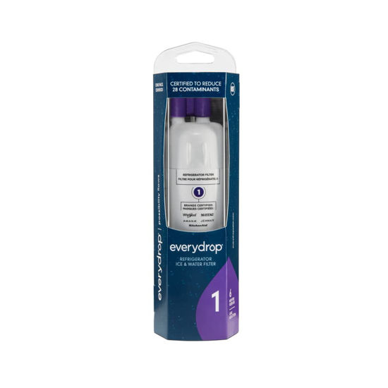 Picture of Everydrop by Whirlpool Ice and Water Refrigerator Filter 1, EDR1RXD1, Single-Pack , Purple