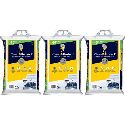 Picture of (3 Pack) - 40lb bags, Clean and Protect Water Softener Salt. Extends appliance Life; Reduces Hard Water Build Up