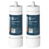 Picture of Crystala Filters Refrigerator Water Filter Compatible with Filter A, EDRARXD1, EDRARXD1B (Pack of 2)