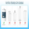 Picture of Crystala Filters Refrigerator Water Filter Compatible with Filter A, EDRARXD1, EDRARXD1B (Pack of 2)