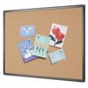 Picture of VIZ-PRO Cork Notice Board, 36 X 24 Inches, Cork Bulletin Board with Black Aluminium Frame