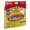 Picture of Cra-Z-Art Classic Super Washable Markers, Broad Tip, Assorted Barrel, Assorted Ink, Pack Of 10 Markers