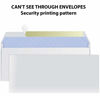 Picture of #10 Envelopes Letter Size Self Seal | 500 Business Mailing Security Peel and Sealing Envelope | 100% Tinted | no 10 White Windowless Legal Regular Plain Envelops Pack | 4-1/8 x 9-1/2 Inches | 24 LB