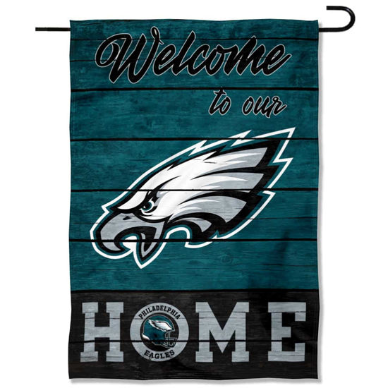 Picture of WinCraft Philadelphia Eagles Welcome Home Decorative Garden Flag Double Sided Banner