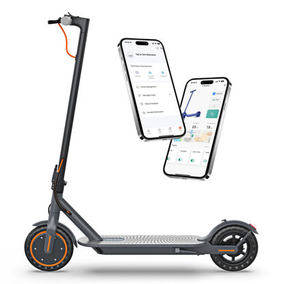 Picture of Electric Scooter, 350W Motor, 8.5'' Solid Tire, Max 21-23 Miles Range, Max 19 MPH Speed, Dual Braking, Folding Commuting Electric Scooter Adults