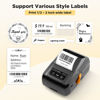 Picture of SUPVAN T50M Pro Bluetooth Label Maker Machine with Tape, Wide Waterproof Label, Versatile App with 40 Fonts and 450+ Icons, Inkless Labeler for Home, Kitchen, School, Office Organization, Black