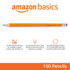 Picture of Amazon Basics Wood-Cased #2 Pencils, Pre-sharpened, HB Lead Bulk Box, 150 Count, Yellow