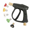 Picture of Sooprinse High Pressure Washer Gun,3000 PSI Max with 5 Color Quick Connect Nozzles M22 Hose Connector 3.0 TIP