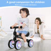 Picture of Baby Balance Bike Toys for 12-36 Months Kids Toy Boy and Girls Gifts Toddler Best First Birthday Gift Children Walker No Pedal Infant 4 Wheels Bicycle (Colorful, Black-Light)