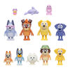 Picture of Bluey Super Fan Set, Includes Twelve 2-2.5" Figures, Bingo, Chattermax, Grey Dancer, Floppy Bunny, Lucky, Nana, Jean-Luc Johnny, Lucky's Dad, Joff, Pom Pom & Grandad - 12 Pk | Amazon Exclusive