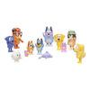 Picture of Bluey Super Fan Set, Includes Twelve 2-2.5" Figures, Bingo, Chattermax, Grey Dancer, Floppy Bunny, Lucky, Nana, Jean-Luc Johnny, Lucky's Dad, Joff, Pom Pom & Grandad - 12 Pk | Amazon Exclusive