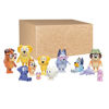 Picture of Bluey Super Fan Set, Includes Twelve 2-2.5" Figures, Bingo, Chattermax, Grey Dancer, Floppy Bunny, Lucky, Nana, Jean-Luc Johnny, Lucky's Dad, Joff, Pom Pom & Grandad - 12 Pk | Amazon Exclusive