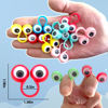 Picture of 100 PCS Eye Finger Puppets Toys Set, Wiggly Eyeball Finger Puppet Eye On Rings for Kids, Party Favors for Boys Girls