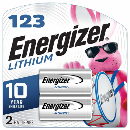 Picture of Energizer 123 Lithium Batteries (2 Pack), 3V Photo Batteries