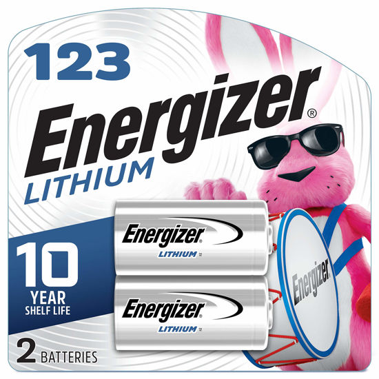 Picture of Energizer 123 Lithium Batteries (2 Pack), 3V Photo Batteries