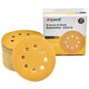 Picture of Aiyard 5-Inch 8-Hole Hook and Loop Sanding Discs 220-Grit Random Orbit Sandpaper, 50-Pack