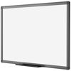 Picture of VIZ-PRO Magnetic Dry Erase White Board, 36 X 24 Inches, Black Aluminium Frame