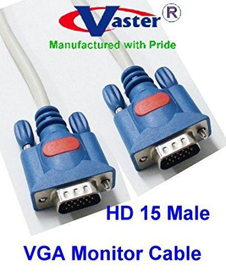 Picture of VGA Monitor Video Cable Male to Male 6 Ft