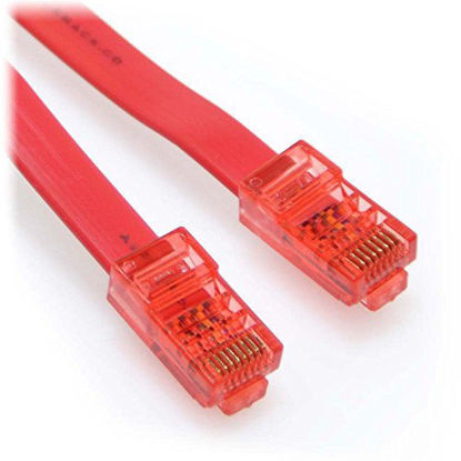 Picture of CableRack 6ft RJ45 to RJ45 Rollover Console Cable for Cisco Red