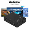 Picture of Naroote Wosune VGA 2 Inputs 1 Output VGA Splitter，VGA Switcher Splitter Data Synchronization VGA Monitor Switch VGA Splitter VGA Switch for Supports VGA XVGA