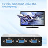 Picture of Naroote Wosune VGA 2 Inputs 1 Output VGA Splitter，VGA Switcher Splitter Data Synchronization VGA Monitor Switch VGA Splitter VGA Switch for Supports VGA XVGA