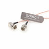 Picture of SZRMCC SDI Video Cable BNC to Right Angle BNC Male 3G HD SDI Cable RG179 75ohm Slim Flex Coaxial RF Cable for ARRI RED Blackmagic Cameras Atomos SmallHD Monitor (15cm)