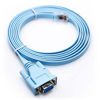 Picture of 7 Foot Blue DB9 Female to RJ45 Male Rollover Console Cable for Cisco by CableRack