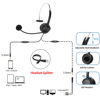 Picture of AUSDOM 3.5mm Wired Headset with Noise Cancelling Mic, BH01 PC Business Headset with Volume, Call Controls for Phone Laptop Computer MAC iPhone Call Center Home Office (with Y-Adapter)