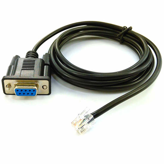 Picture of YXQ DB9 to RJ11 6P6C LAN Network Serial Control Cable 2.4M Length RJ12 for Servo Drive Stepper